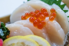 Sashimi with Ikura Topping